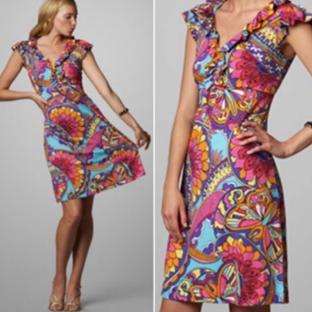 Lilly Pulitzer Silk Clare Optical Confusion Dress
